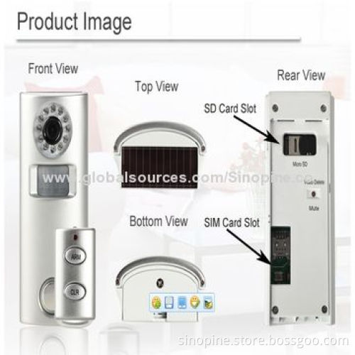 Wireless Home Intruder Auto Dialer 3G GSM Video Camera Security Alarm